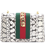 Snakeskin Small Sylvie Shoulder Bag Roccia