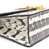 Snakeskin Small Sylvie Shoulder Bag Roccia