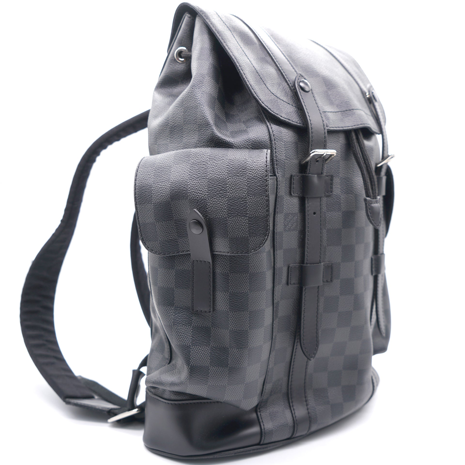 Louis Vuitton Damier Graphite Canvas Chris PM Backpack Bag