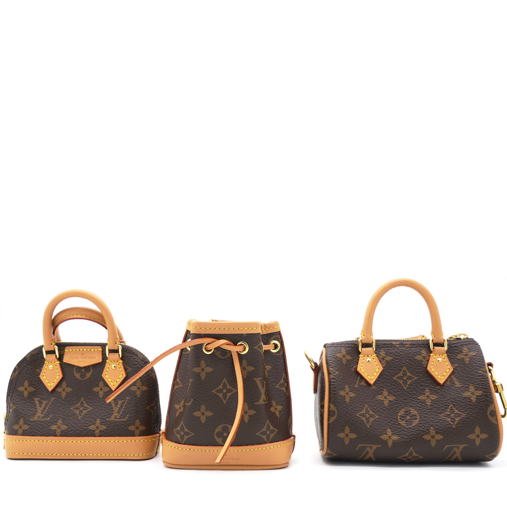 Louis Vuitton, Bags, Louis Vuitton Trio Mini Icones Bag Set Monogram  Canvas Brown
