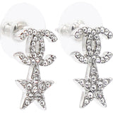 Crystal CC Logo Earrings