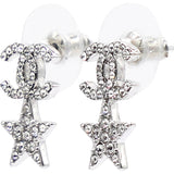 Crystal CC Logo Earrings