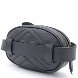 Calfskin Matelasse GG Marmont Black Belt Bag