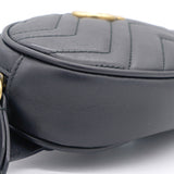 Calfskin Matelasse GG Marmont Black Belt Bag