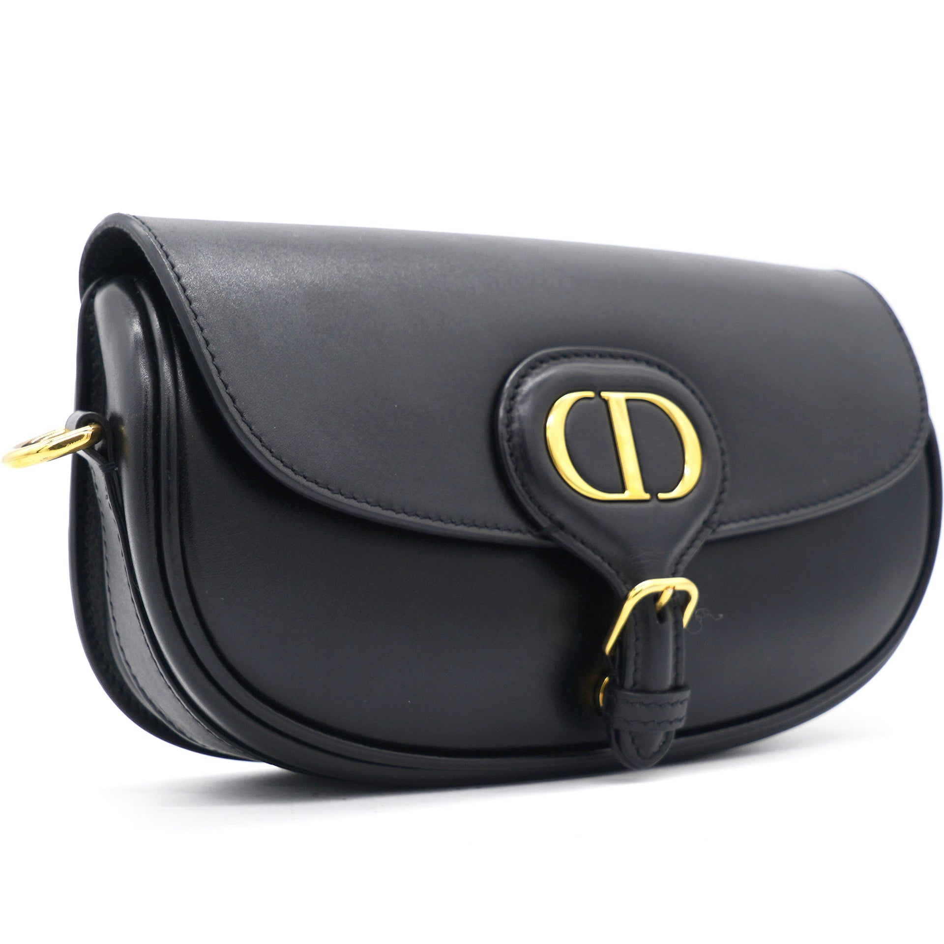 Dior - Small Dior Bobby Bag Black Grained Calfskin - Women