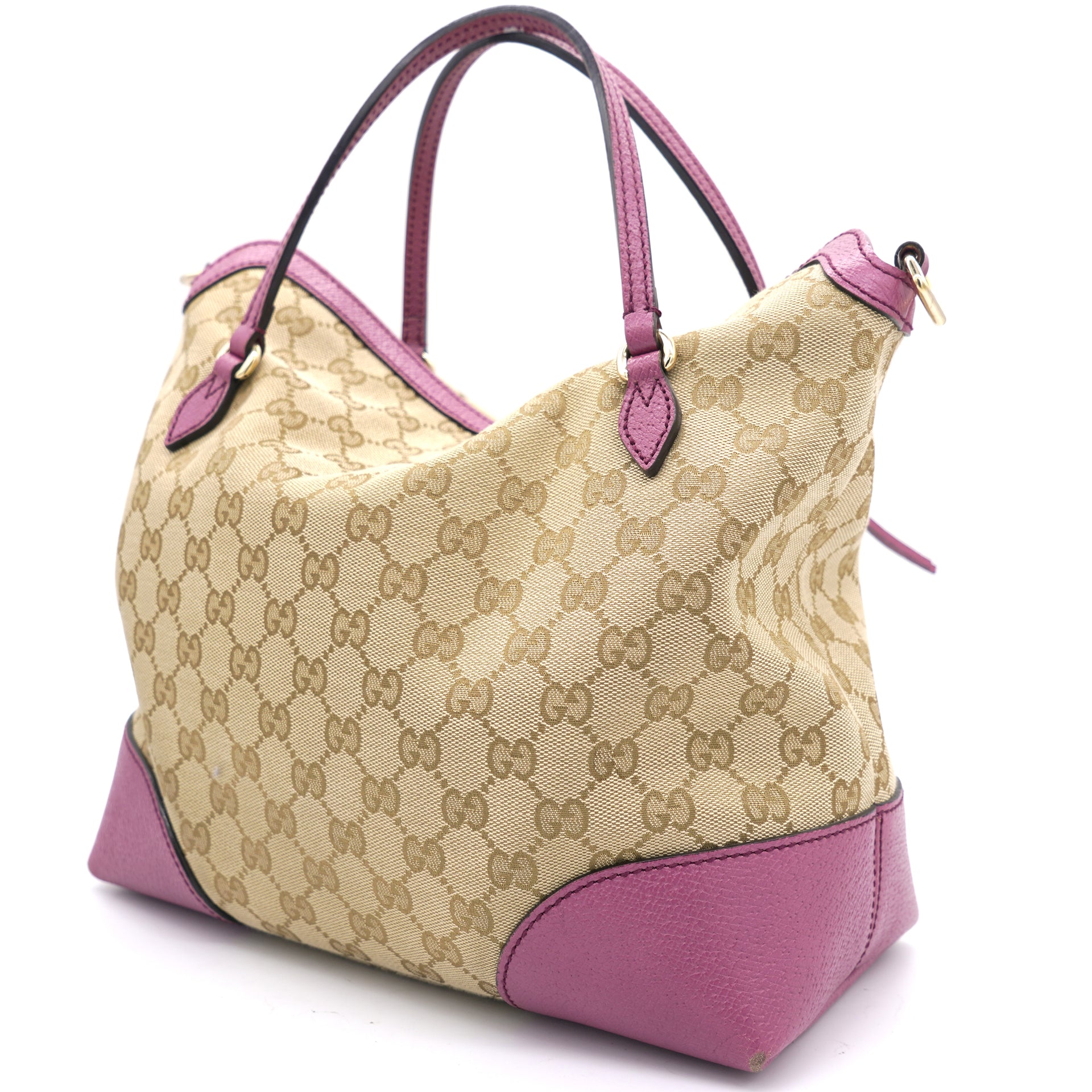 Monogram Medium Bree Shoulder Bag Pink