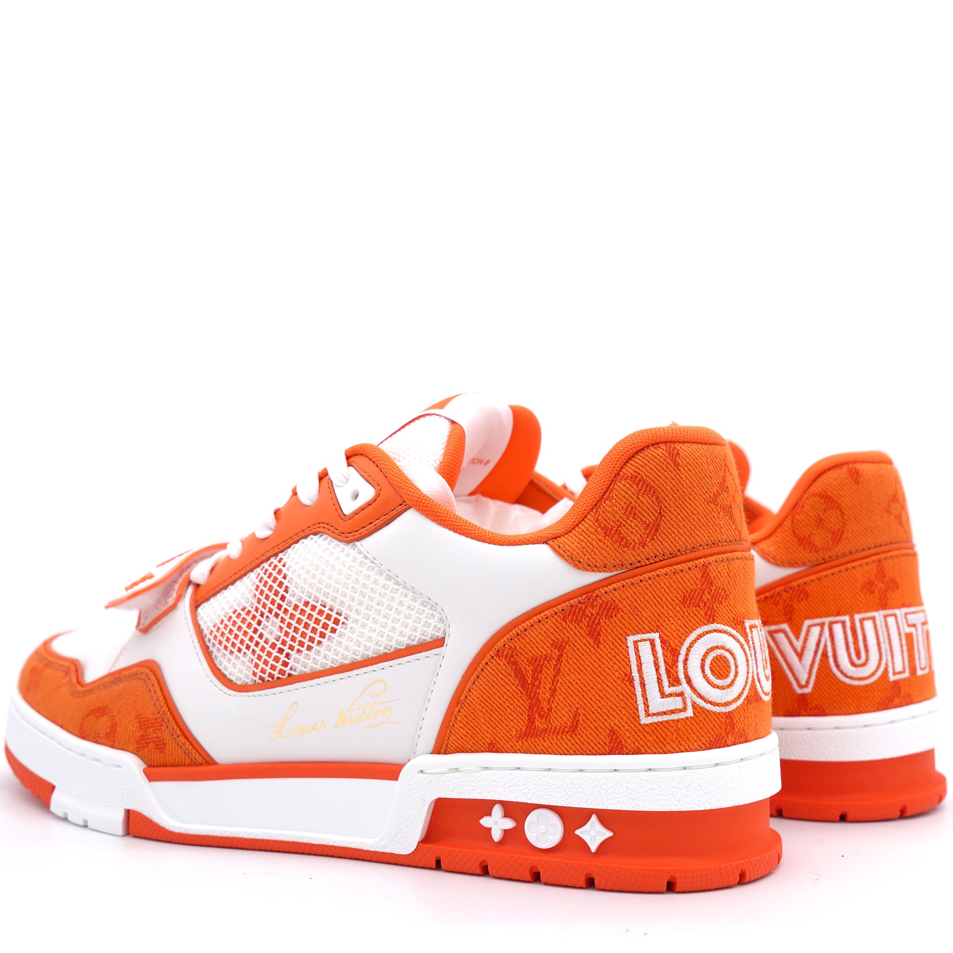 Louis Vuitton LV Trainer Sneaker in Orange