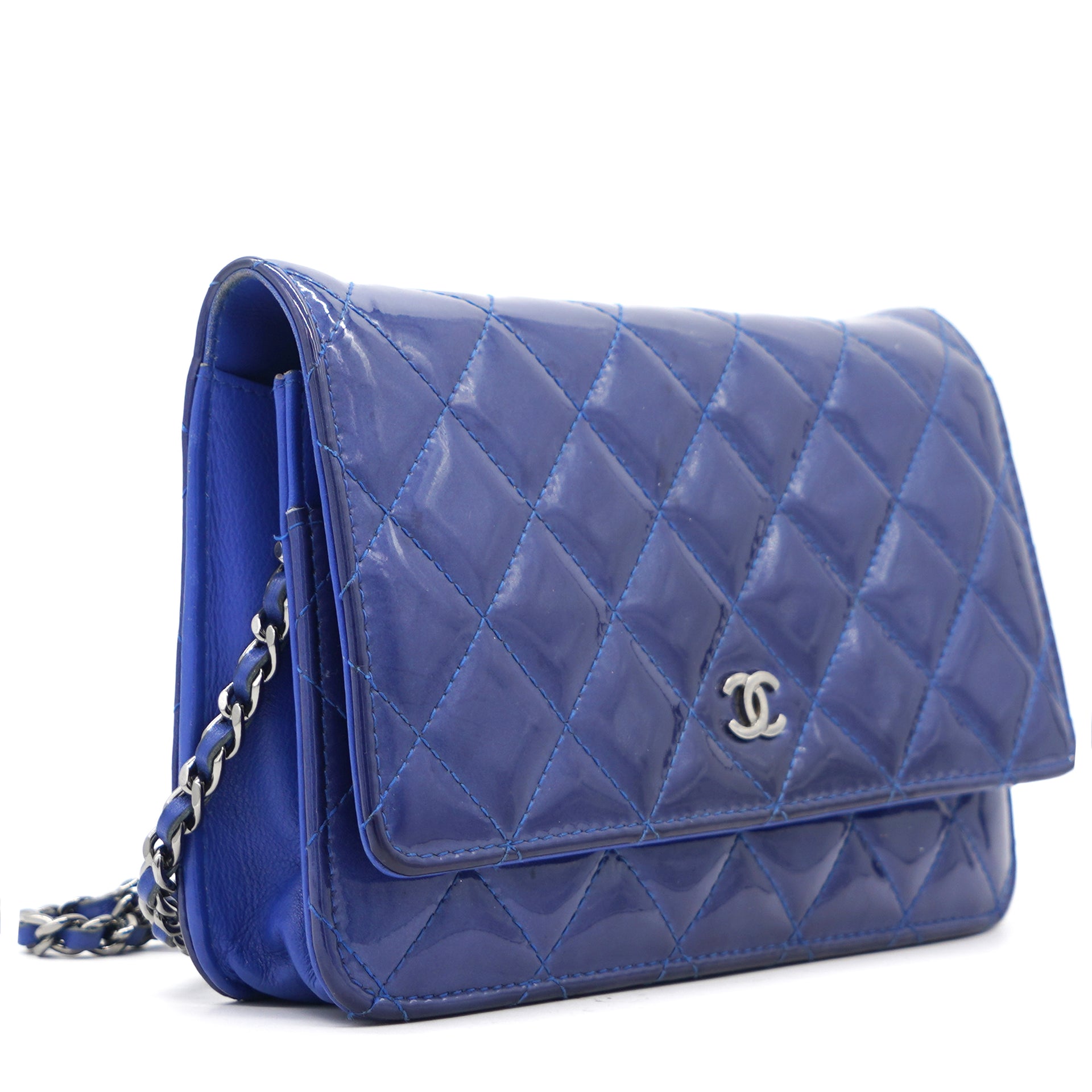 Chanel 22S Wallet on Chain Caviar  Blue Luxury Bags  Wallets on  Carousell