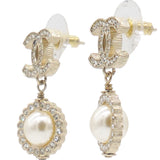 Pearl CC Drop Earrings