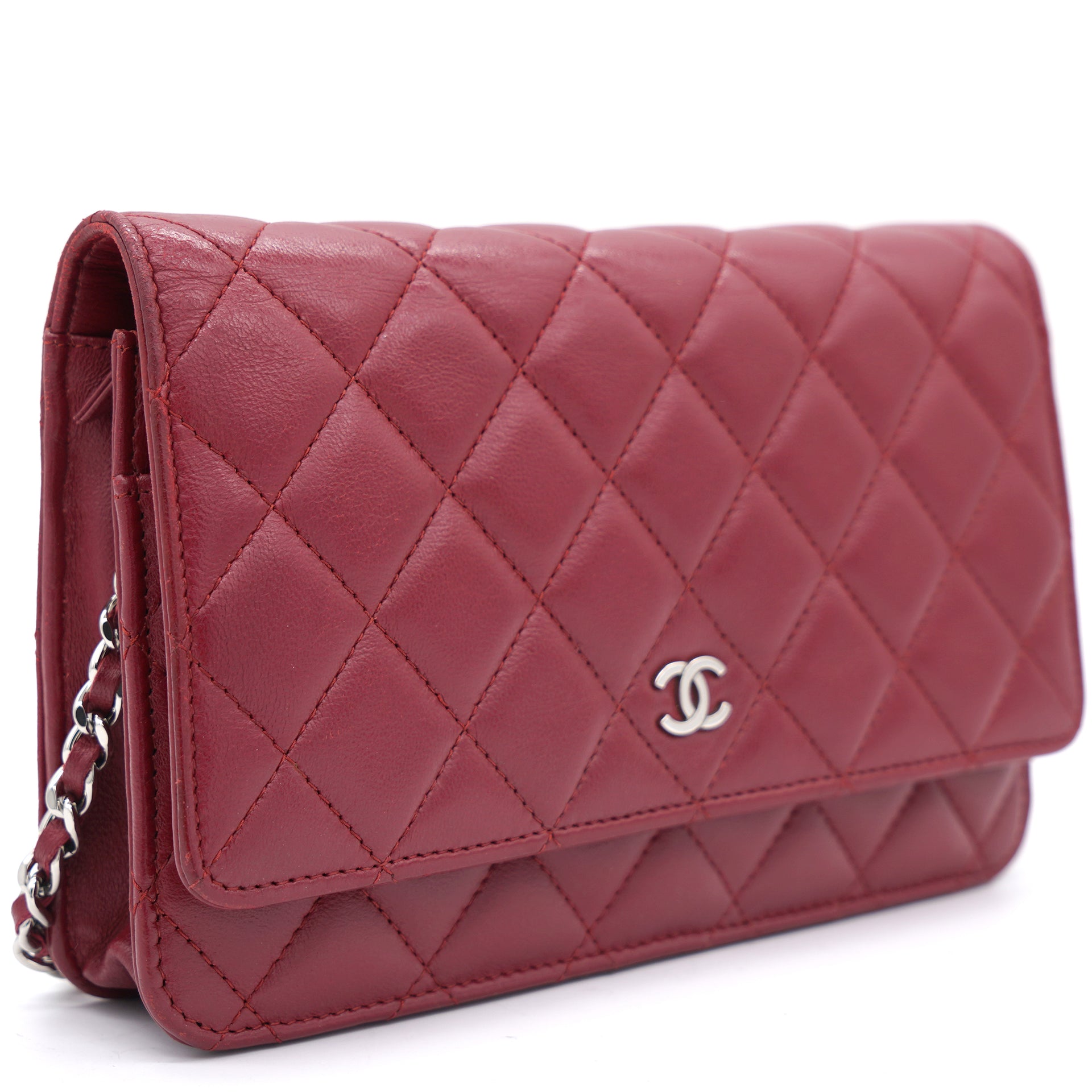 Chanel, Furry tweed wallet on a chain - Unique Designer Pieces