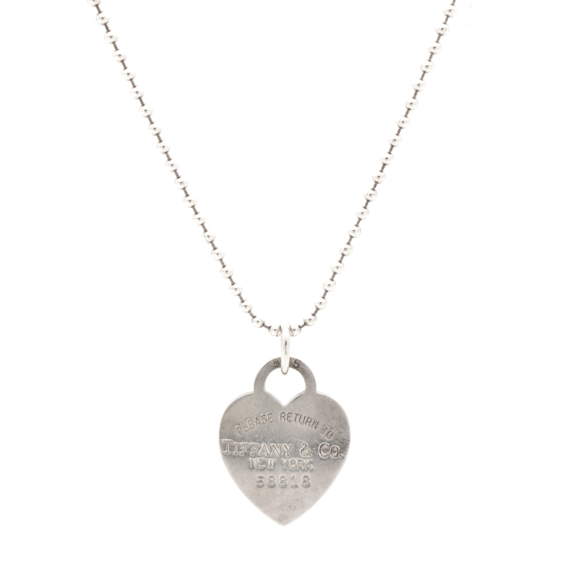 Tiffany & Co. Sterling Silver Return To Tiffany Heart Tag Pendant Necklace  Tiffany & Co.