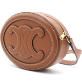 Crossbody Oval Purse Cuir Triomphe In Smooth Calfskin