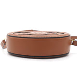 Crossbody Oval Purse Cuir Triomphe In Smooth Calfskin