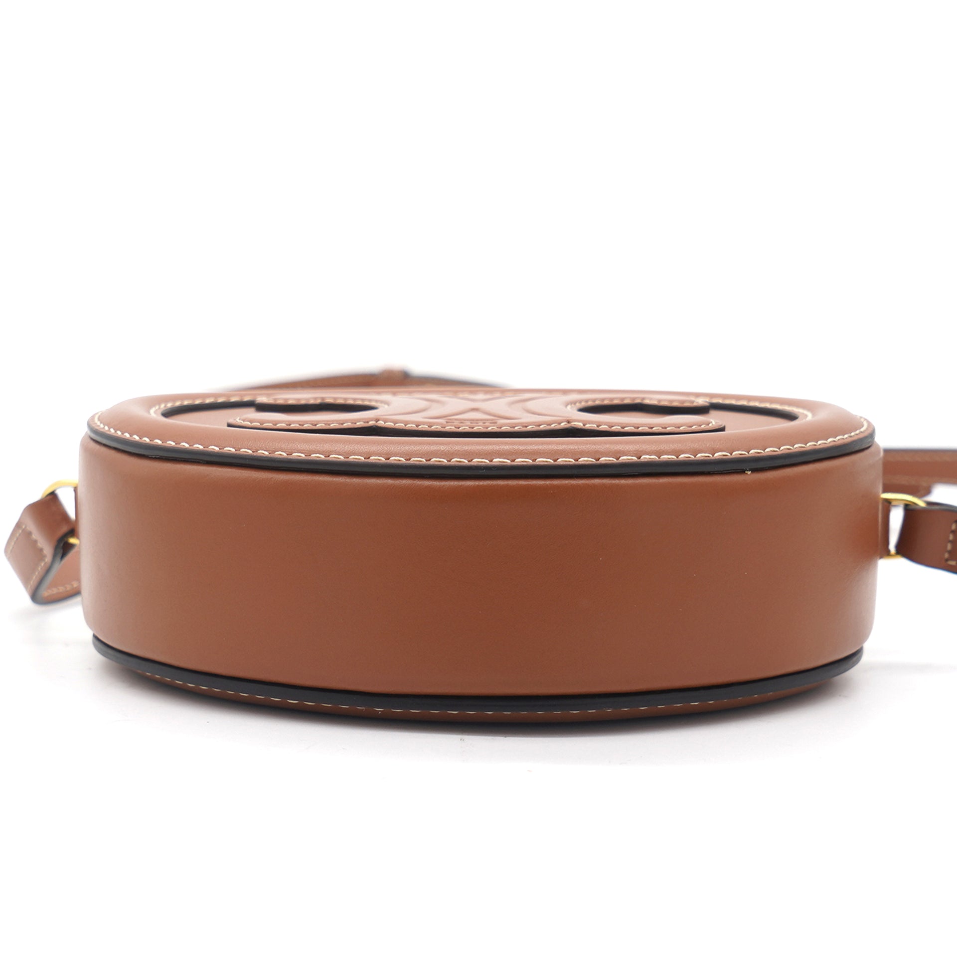 Crossbody Oval Purse Cuir Triomphe In Smooth Calfskin