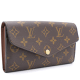 Monogram Canvas Sarah Wallet Brown