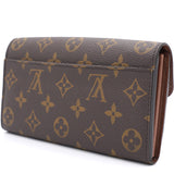 Monogram Canvas Sarah Wallet Brown