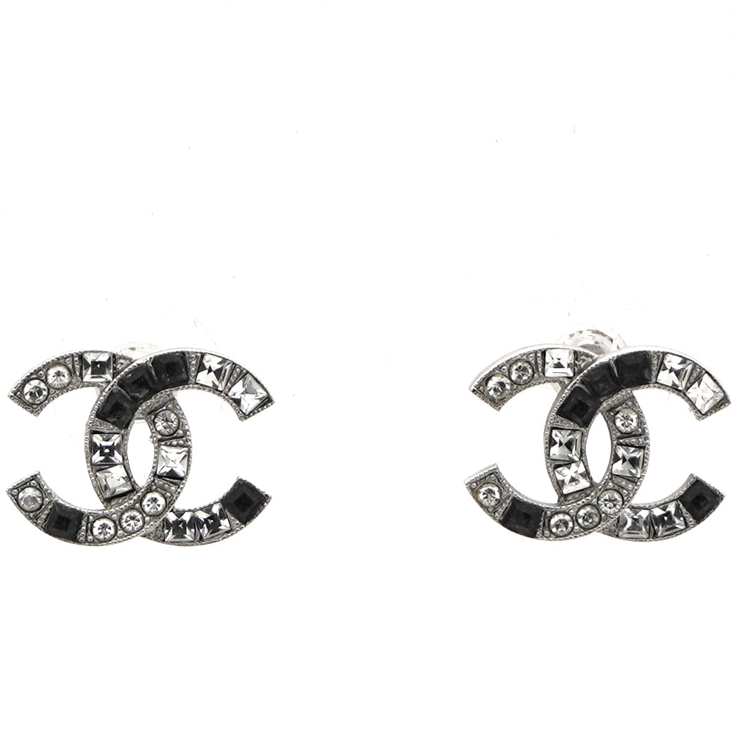Chanel 23C CC Gold Diamond Earrings  BLOGGER ARMOIRE