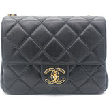 Classic Square Flap Bag Black