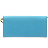 Blue Vitello Chain Wallet