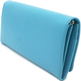 Blue Vitello Chain Wallet