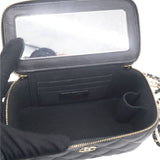 Mini Caviar Vanity Bag Black