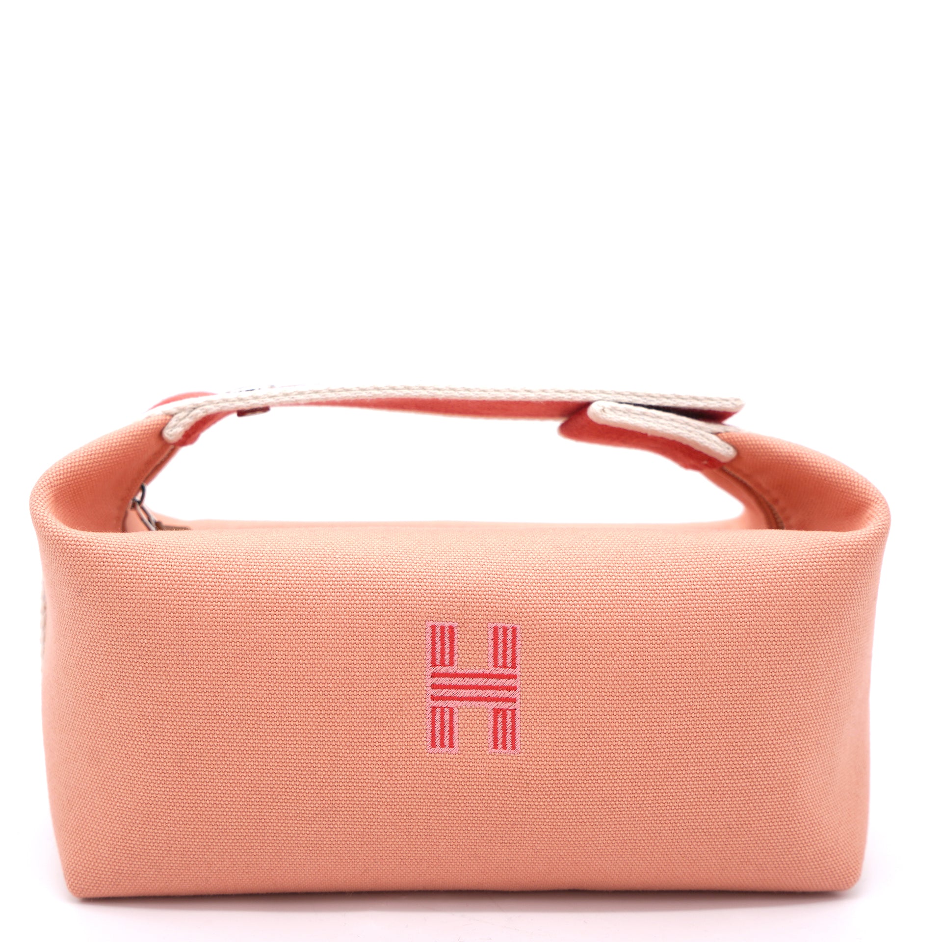 Hermès Toile Bride-A-Brac Small Travel Case - Pink Cosmetic Bags