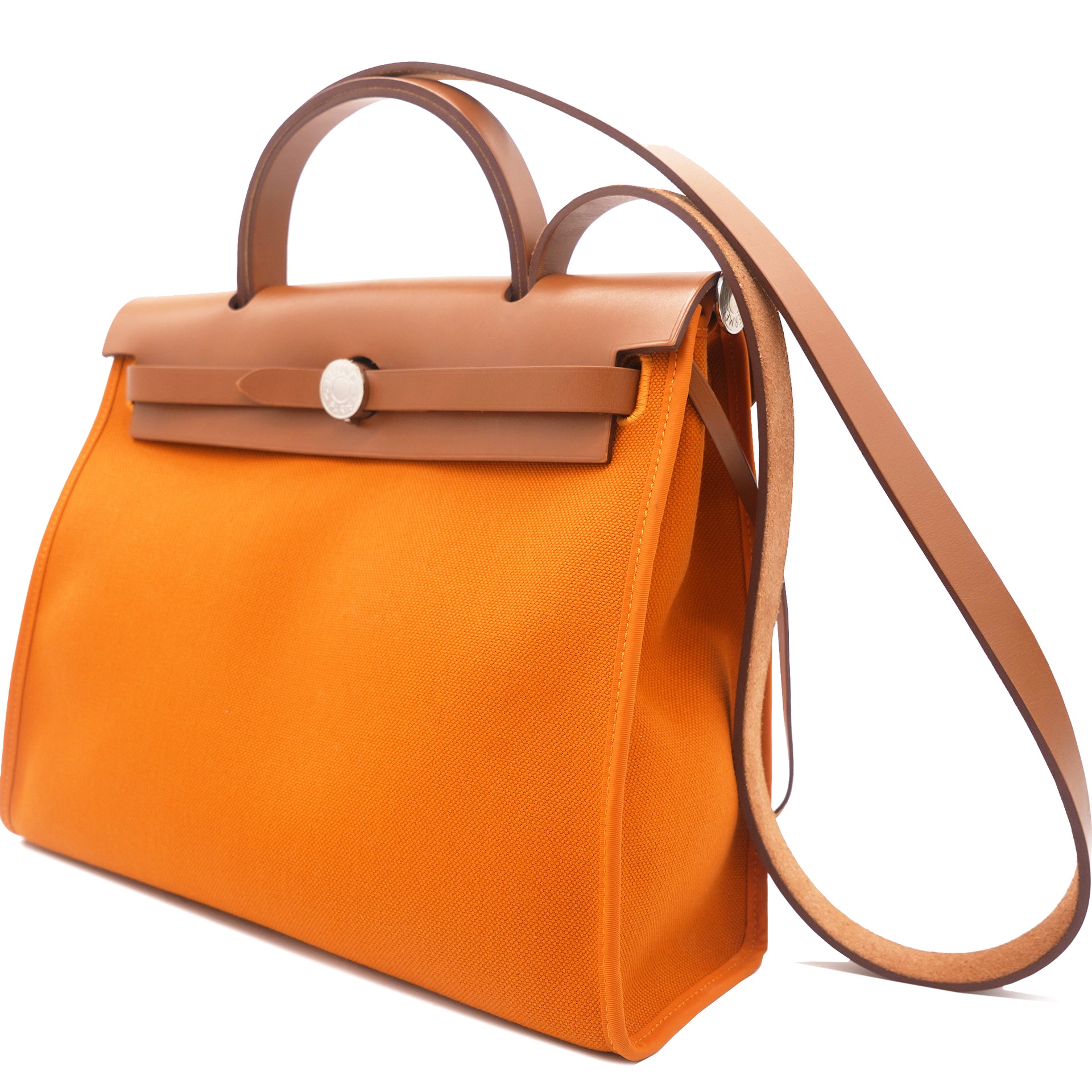 Toile and Leather 31 Herbag Handbag Orange