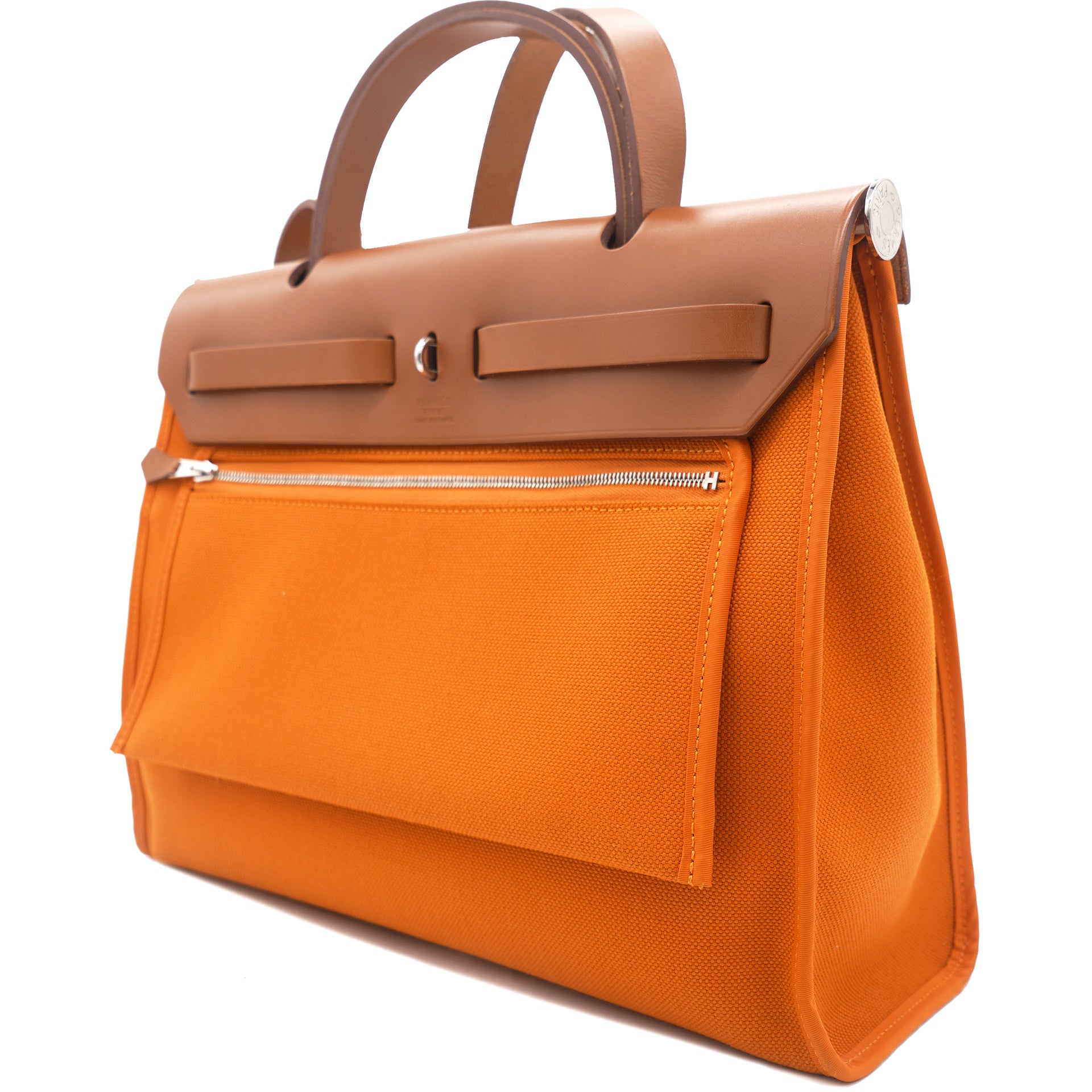 Toile and Leather 31 Herbag Handbag Orange