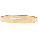 Kelly Bracelet with 4 Diamonds 18k Yellow Gold