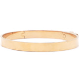 Kelly Bracelet with 4 Diamonds 18k Yellow Gold