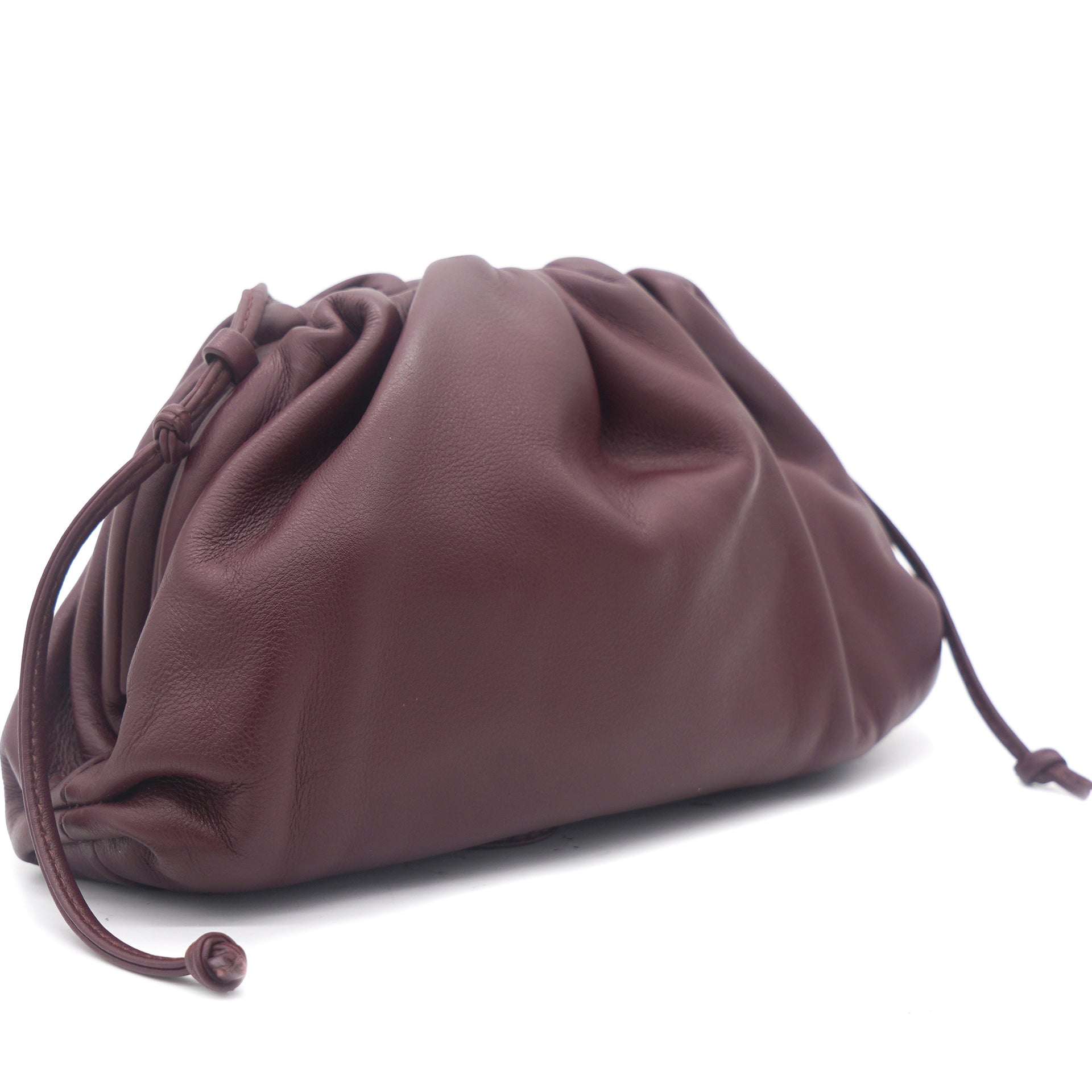 Butter Calfskin The Mini Pouch Burgundy