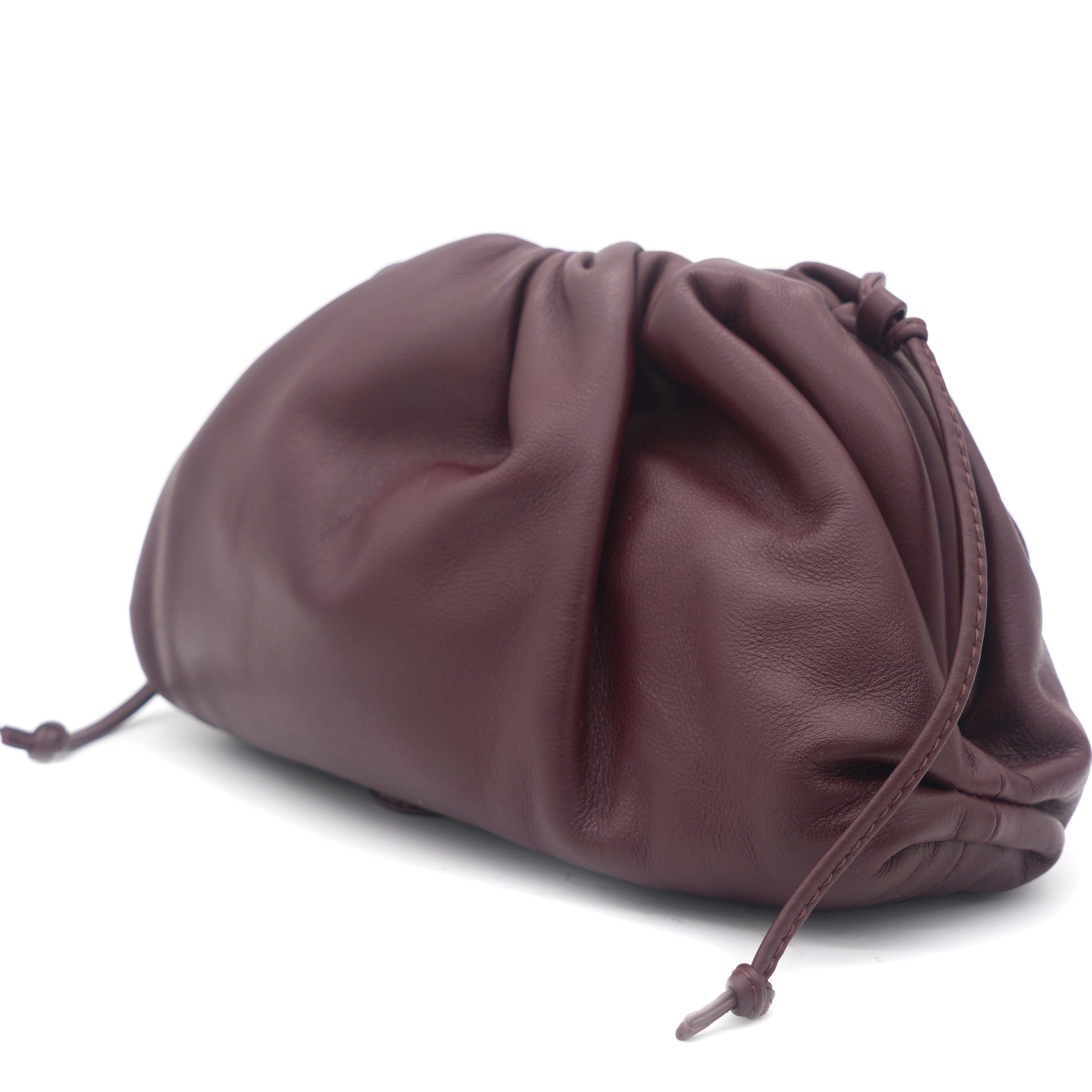 Butter Calfskin The Mini Pouch Burgundy