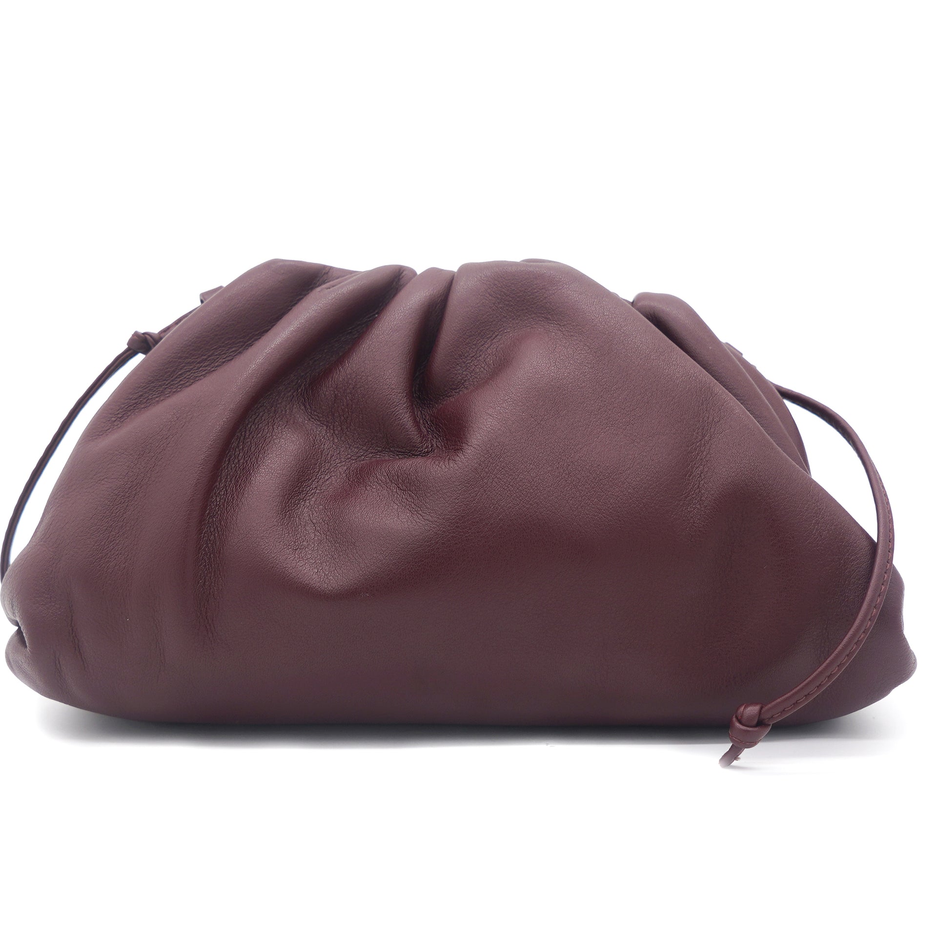 Butter Calfskin The Mini Pouch Burgundy