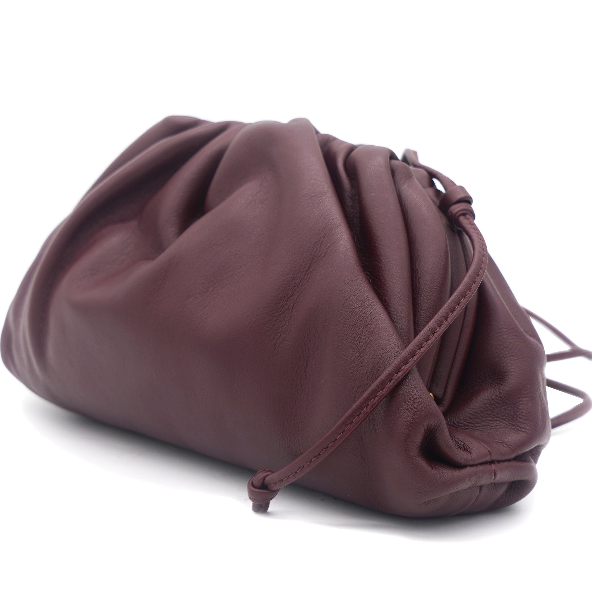 Butter Calfskin The Mini Pouch Burgundy