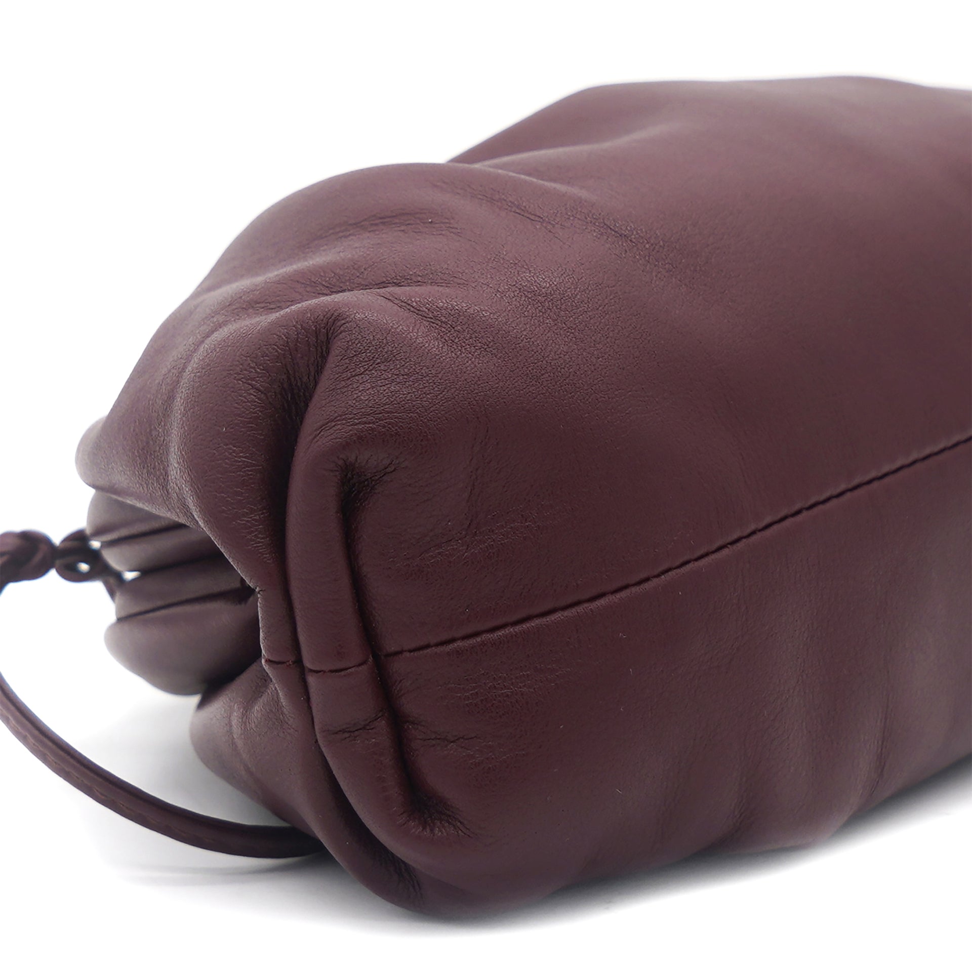 Butter Calfskin The Mini Pouch Burgundy