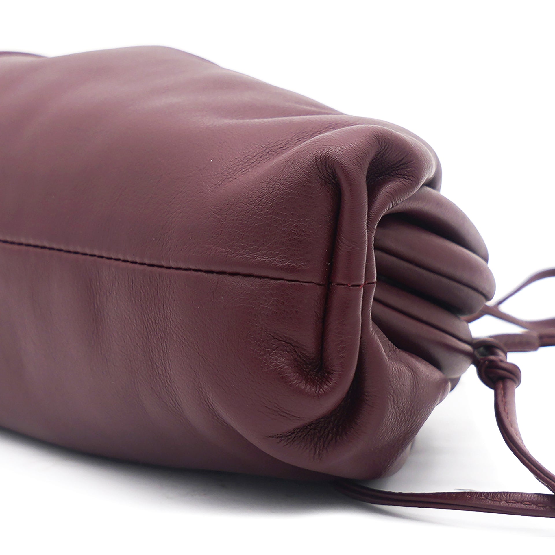 Butter Calfskin The Mini Pouch Burgundy