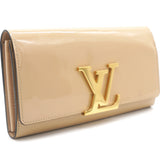 Patent Louise Wallet Beige