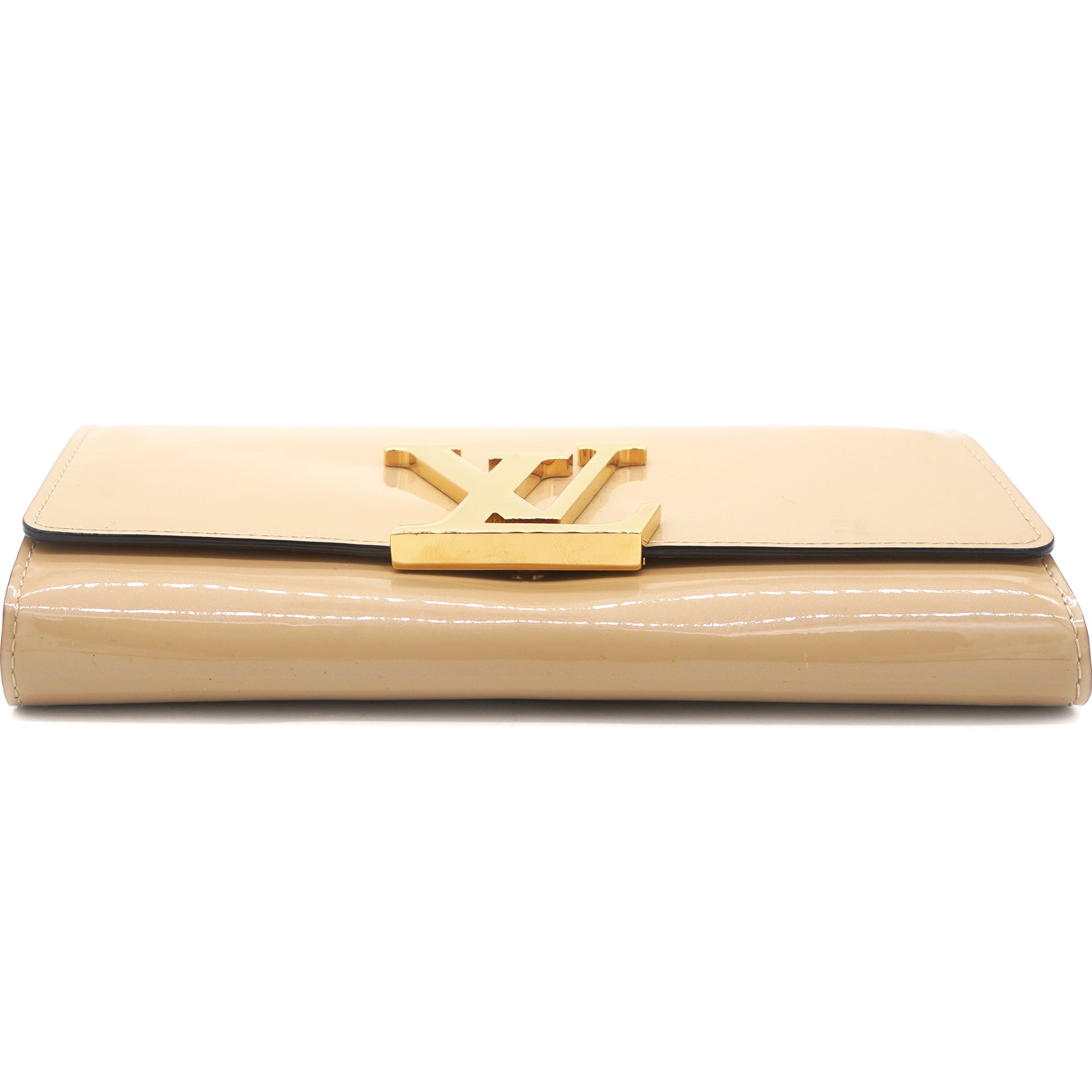 Louis Vuitton Nude Patent Louise Wallet at 1stDibs