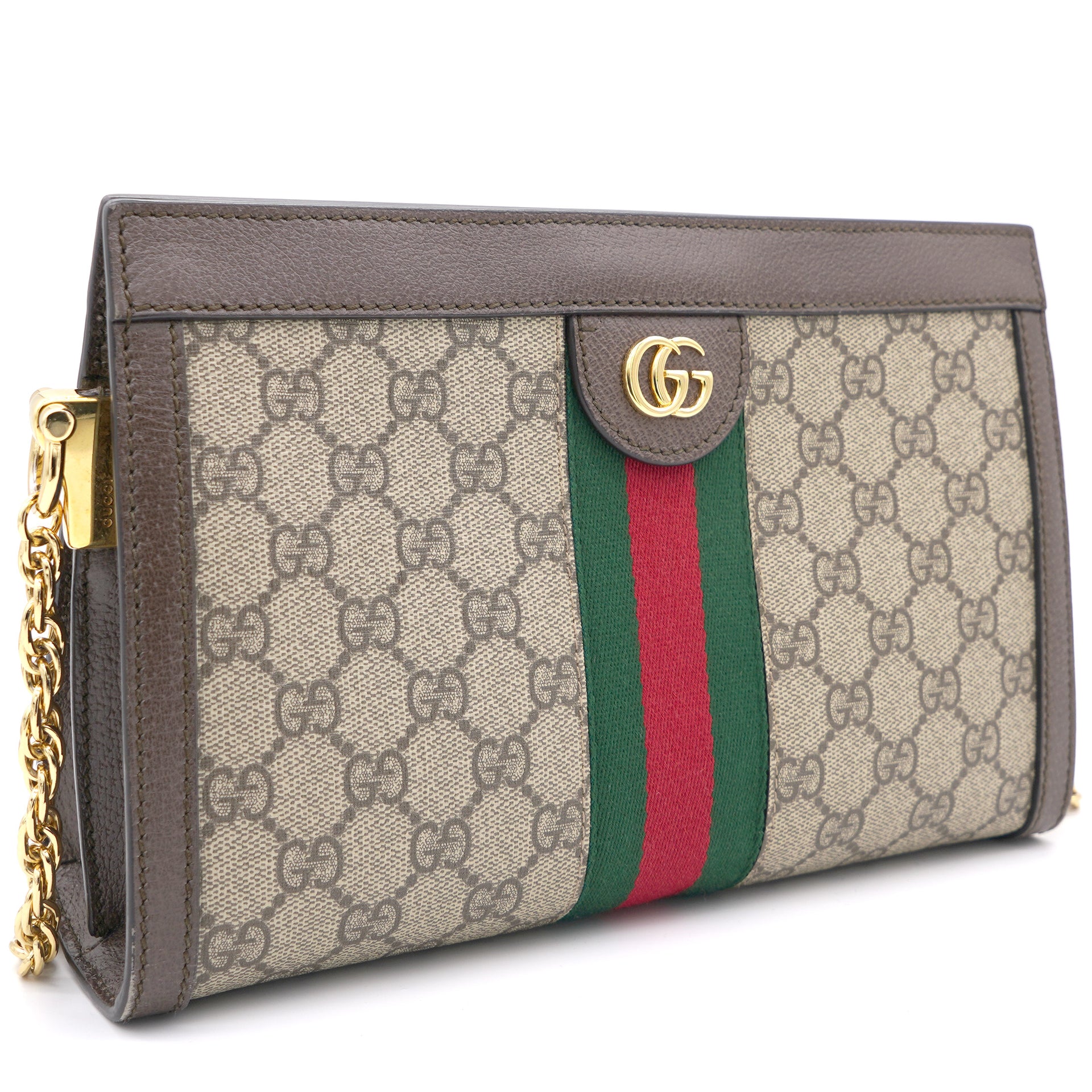 Gucci brown Ophidia GG Supreme Clutch Bag