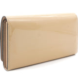 Patent Louise Wallet Beige