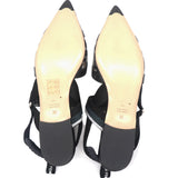 Black & Transparent Colibri Flat Logo Pumps 38