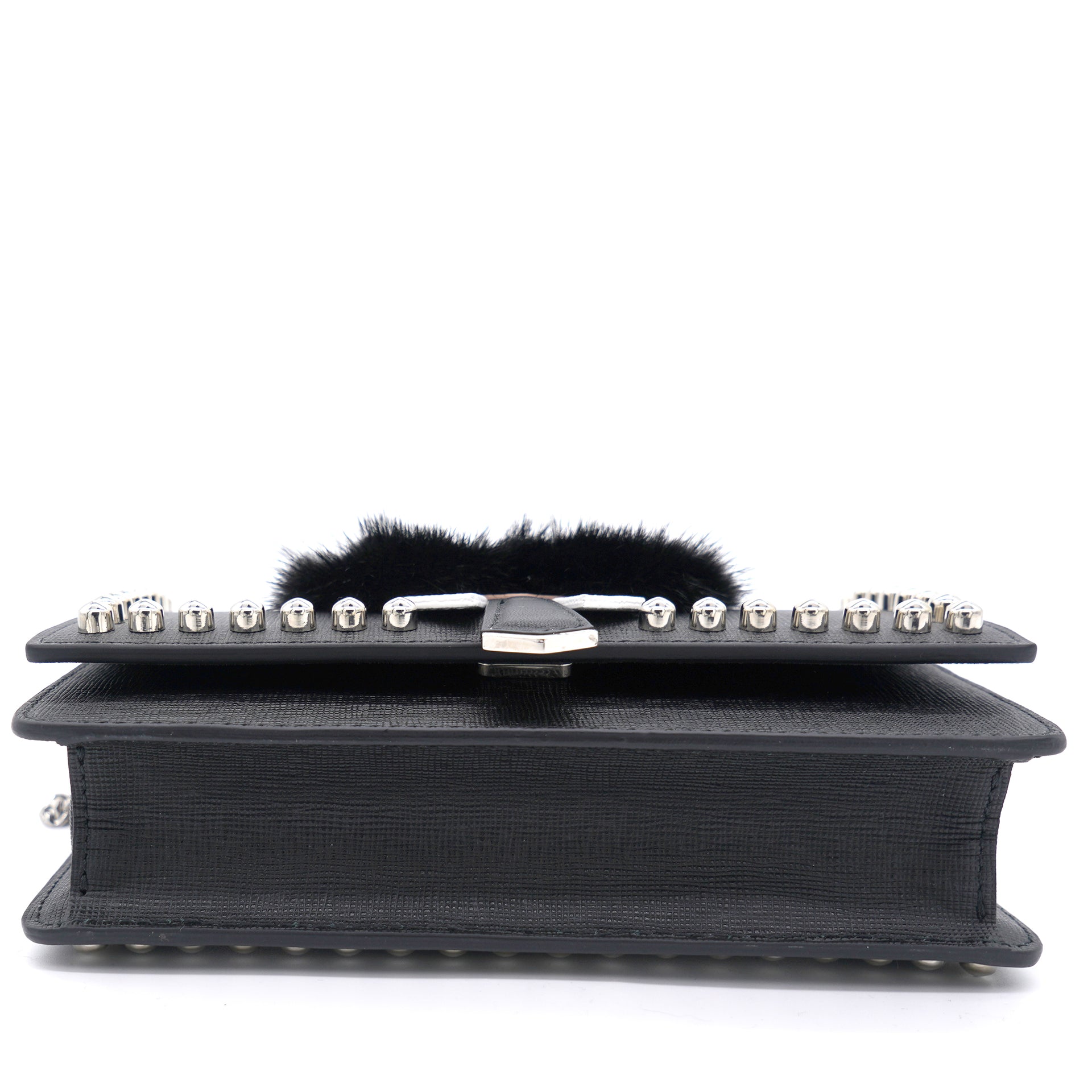 Fendi Karlito Wallet on Chain Black STYLISHTOP