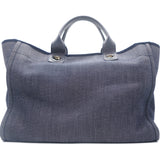 Denim Medium Deauville Tote Dark Blue