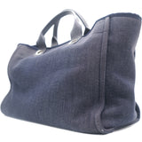 Denim Medium Deauville Tote Dark Blue