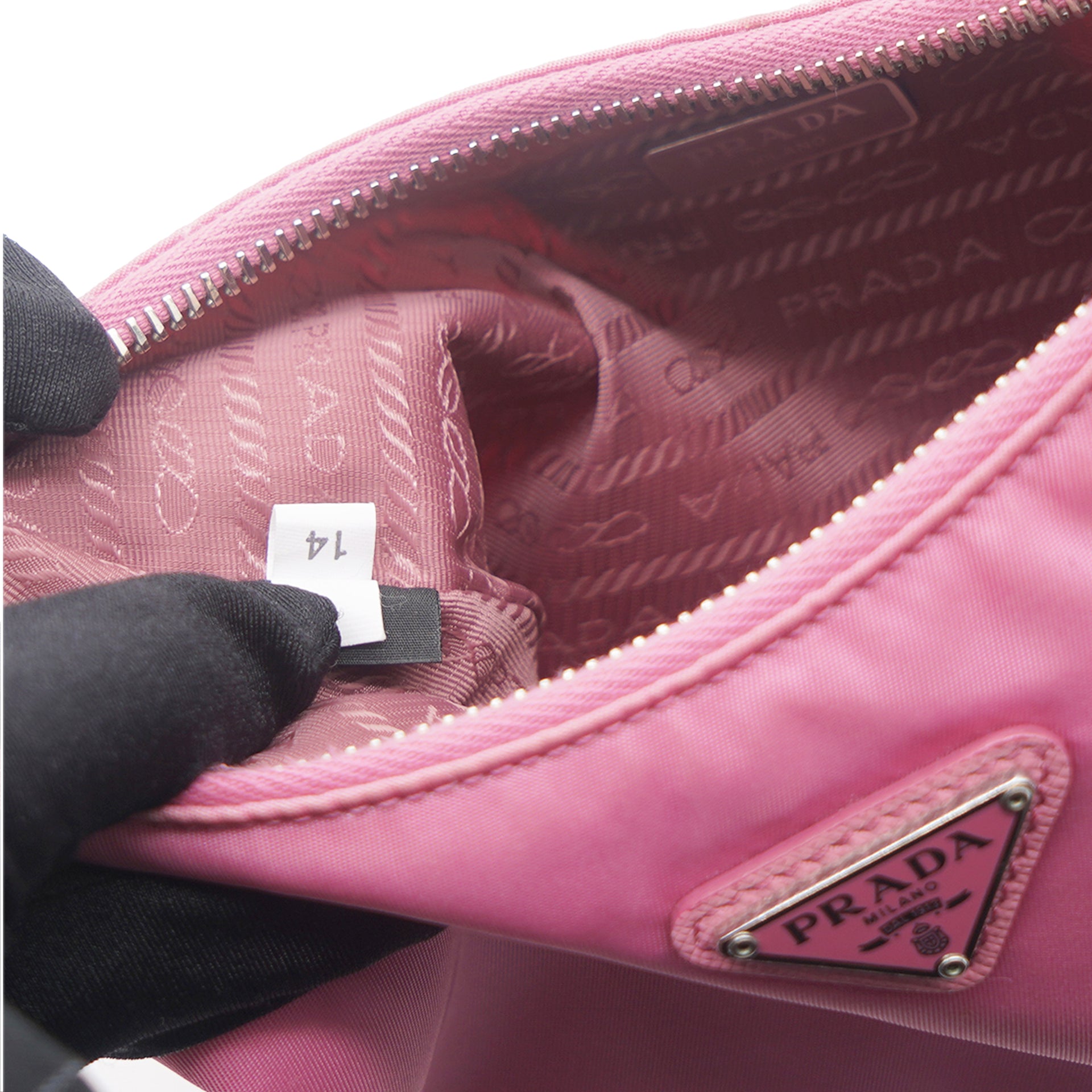 Prada, Bags, Prada Pink Calfskin Chain Flap Bag