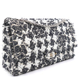 White and Black Tweed Reissue 2.55 Classic 226 Flap Bag