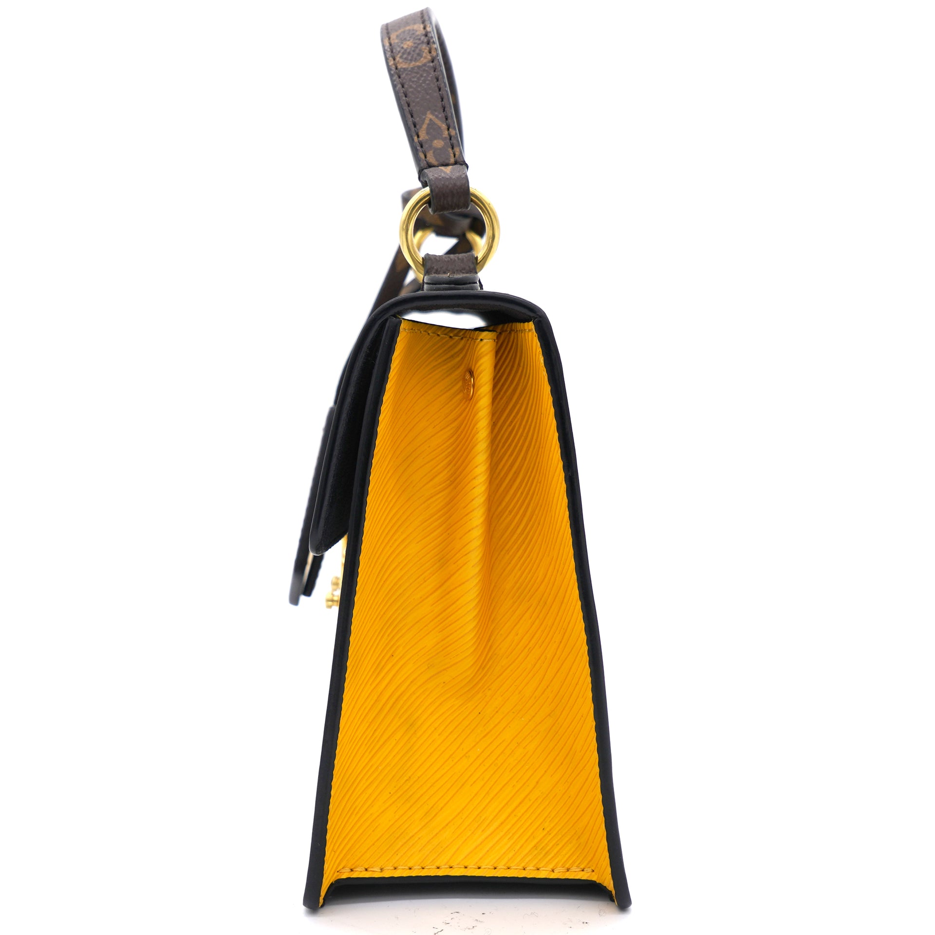 Louis Vuitton Vernis Spring Street Yellow Leather Patent leather ref.103528  - Joli Closet