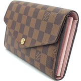 Damier Canvas Sarah Wallet Pink