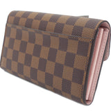 Damier Canvas Sarah Wallet Pink