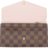 Damier Canvas Sarah Wallet Pink